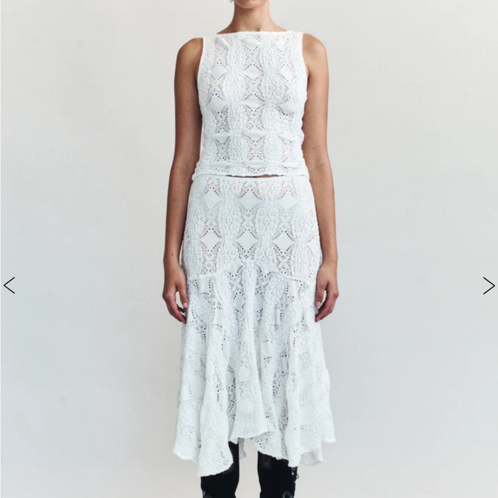 With Jean Maeve midi skirt size Medium